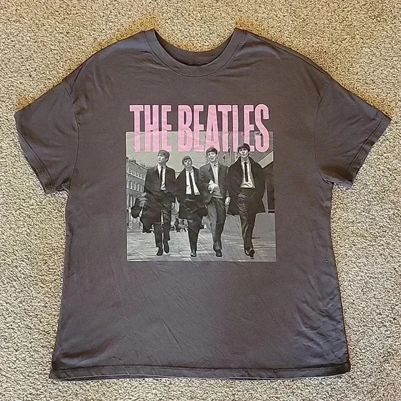 Beatles Grey Tshirt Apple Lable Size XXL - Picture 5 of 5